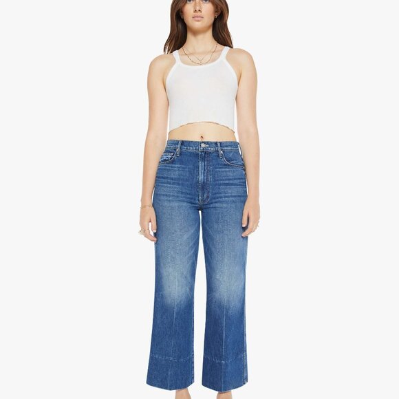 MOTHER Superior The Maven Wide Hem Ankle Jeans NWT SZ 32 - Picture 1 of 7